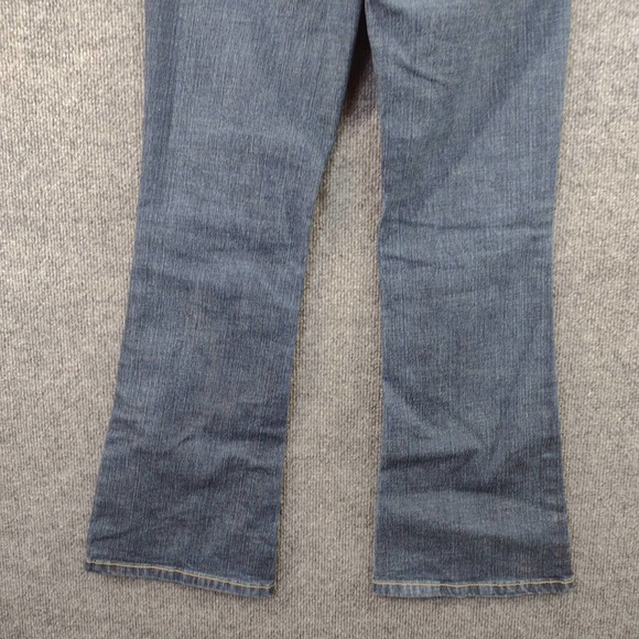 Womens Bongo Flirty Bootcut Jeans Size 7 Blue 14.5W 28.5 Inseam Decorated Pocket - Picture 9 of 11